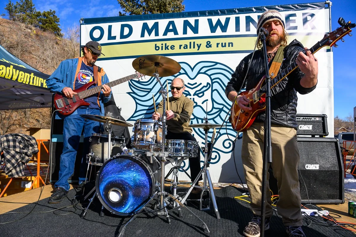 Live band playing at Old Man Winter